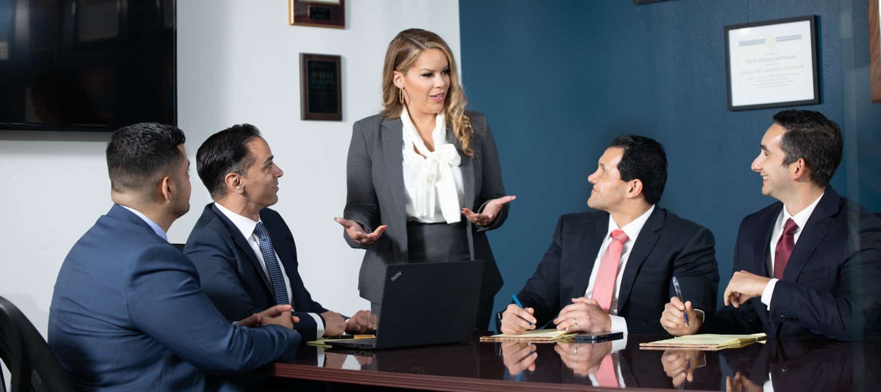 legal team at los angeles personal injury law firm